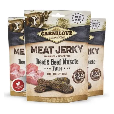 Carnilove Jerky Snack hovězí filé g