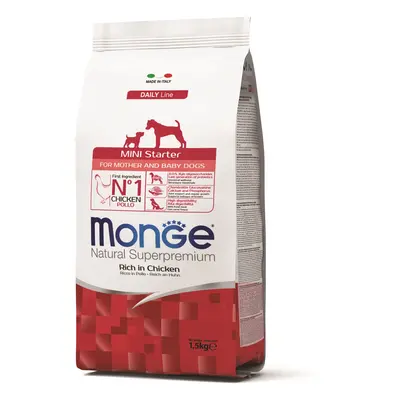 Monge Daily Line Mini Starter suché krmivo pro psy - kuřecí 1,5 kg