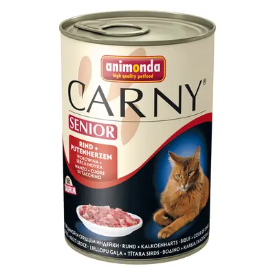 Animonda Cat Carny Senior, hovězí a krůtí srdce g (83596)