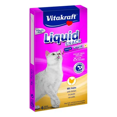 Vitakraft Liquid Snack s drůbeží pro kočky ks