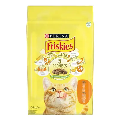 Friskies granule pro kočky - s kuřecím a přidanou zeleninou kg