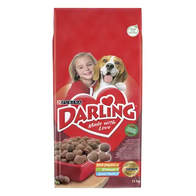 Darling granule pro dospělé psy s příchutí hovězího a kuřecího masa kg