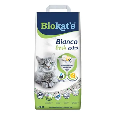 Biokat's Bianco Fresh Extra stelivo pro kočky s aktivním uhlím kg