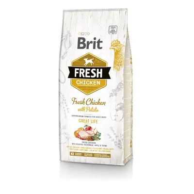 Brit Fresh Chicken with Potato Adult Great Life 2,5 kg