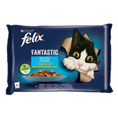 Felix Fantastic lahodný výběr se zeleninou v želé - s lososem a cuketou x g