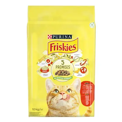 Friskies granule pro kočky - s hovězím, kuřecím a zeleninou kg