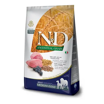 N&D Ancestral Grain Dog Adult Medium & Maxi Lamb & Blueberry kg