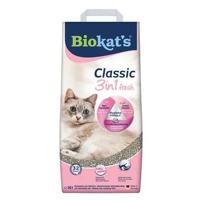 Biokat's Classic Fresh 3in1 Baby Powder stelivo pro kočky l