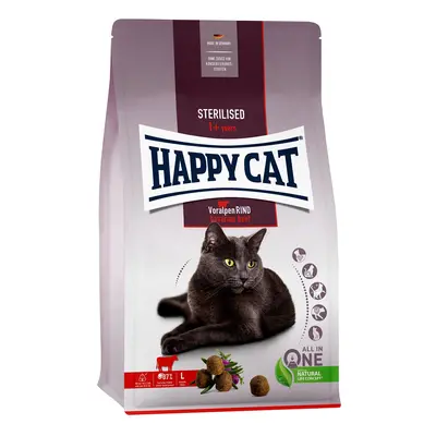 Happy Cat Supreme Fit & Well Adult Sterilised - Hovězí 1,3 kg