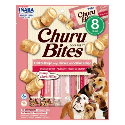 INABA Dog Churu Bites - Kuře s lososem x g