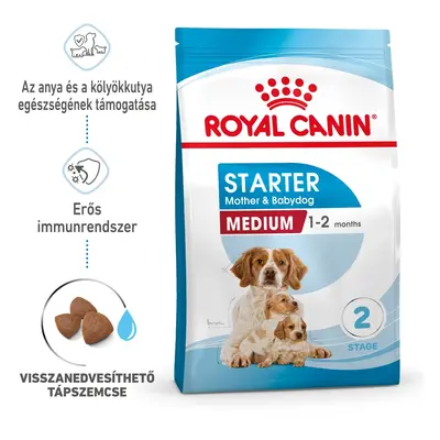 Royal Canin Medium Starter Mother & Babydog - granule pro štěňata a březí psy středních plemen k