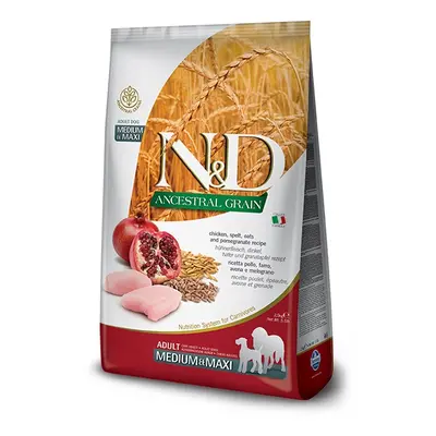 N&D Ancestral Grain Dog Adult Medium & Maxi Chicken & Pomegranate kg