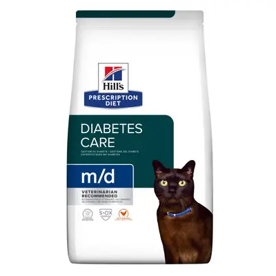 Hill's Prescription Diet m/d Diabetes/Weight Management suché krmivo pro kočky 1,5 kg