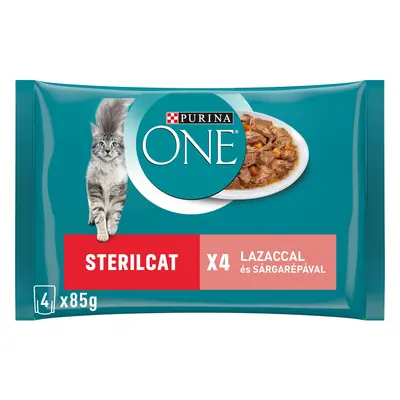 Purina ONE Sterilcat kapsičky pro kočky - s lososem a mrkví x g