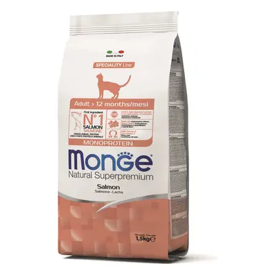 Monge Cat Adult Monoprotein - losos 1,5 kg