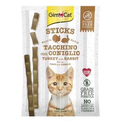 GimCat Sticks krůtí a králičí ks