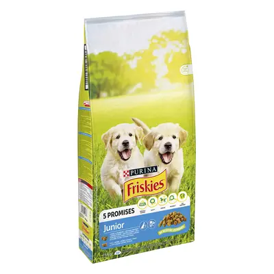 Friskies Junior granule pro psy - s kuřecím, zeleninou a mlékem kg