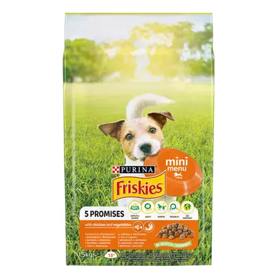 Friskies Mini Menu granule pro psy - s kuřecím a zeleninou 1,5 kg