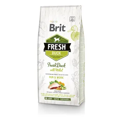 Brit Fresh Duck with Millet Adult Run & Work 2,5 kg