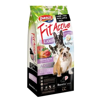 FitActive Hypoallergenic Bulldogs Lamb, Fish & Apple, Rice 1,5 kg