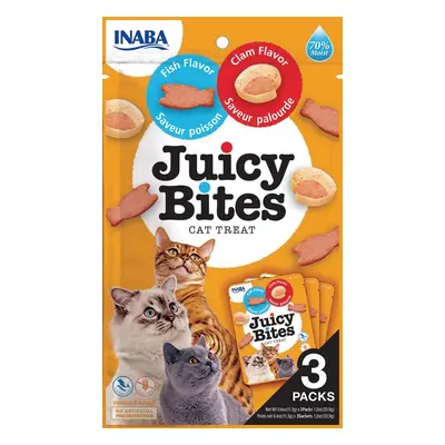 INABA Cat Juicy Bites - s rybami a mušlemi x 11,3 g