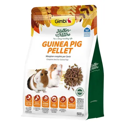 Gimbi Mother Nature Guinea Pig Pellet- krmivo pro morčata g datum spotřeby: 30.04.2025