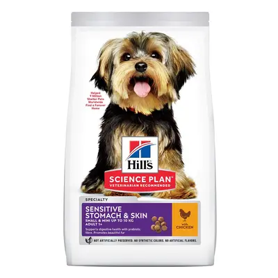 Hill's Science Plan Adult Sensitive Stomach & Skin Small & Mini krmivo pro psy 1,5 kg