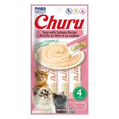 INABA Cat Churu Pyré - tuňák s lososem x g