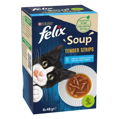 Felix Soup Original výběr z ryb - s treskou, tuniakem a platýsem x g