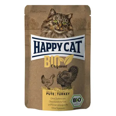 Happy Cat Bio Organic kapsičky - drůbež a krůta x g