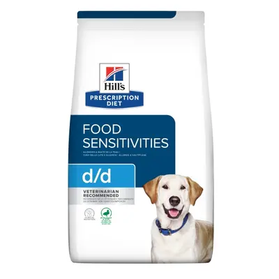 Hill's Prescription Diet d/d Food Sensitivities suché krmivo pro psy - Kachna & Rýže 1,5 kg