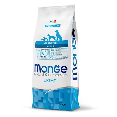 Monge Speciality Line All Breeds Adult Monoprotein Light suché krmivo pro psy - losos, rýže 2,5 