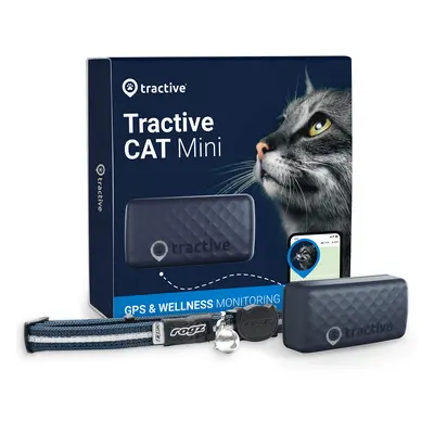 Tractive GPS Cat Mini - GPS tracker pro kočky Tmavě modrá