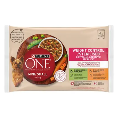 Purina ONE MINI Weight Control/Steril kapsičky - s krůtím a kuřecím x g