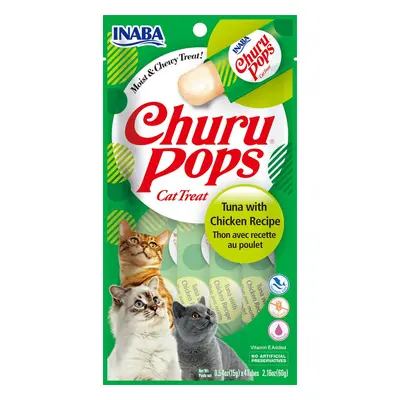 INABA Cat Churu Pops - tuňák s kuřecím x g