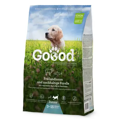 Goood Junior Freilandlamm & Nachhaltige Forelle - granule s jehněčím a pstruhem 1,8 kg