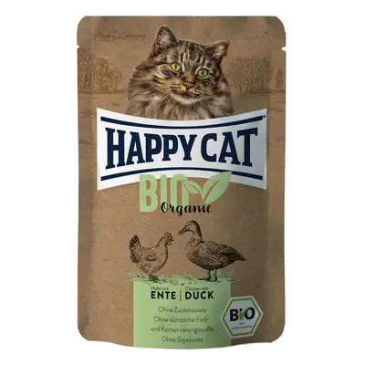 Happy Cat Bio Organic kapsičky - drůbež a kachna x g