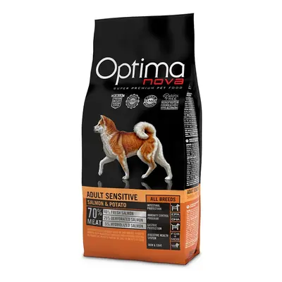 Visán Optimanova Dog Adult Sensitive Salmon & Potato kg