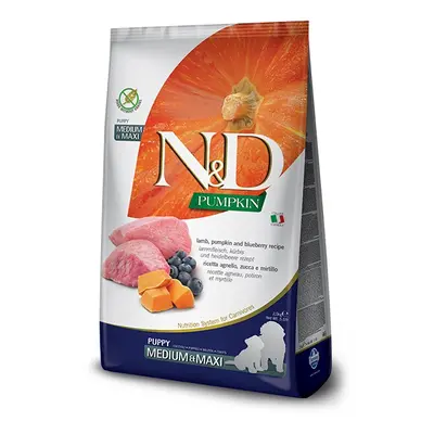 N&D Pumpkin Dog Puppy Medium & Maxi Lamb & Blueberry 2,5 kg