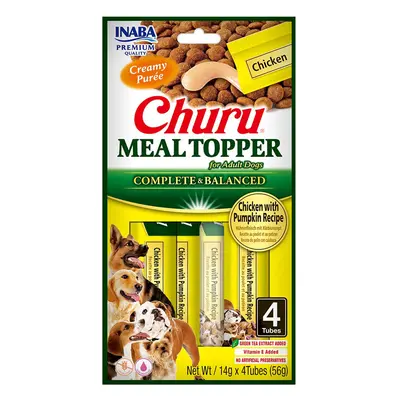 Inaba Dog Churu Meal Topper vlhké krmivo pro psy - kuřecí, dýně x g