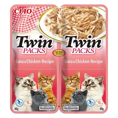 Inaba Cat Ciao Twin Packs želé krmivo pro kočky - kuře, tuňák x (2 x g)