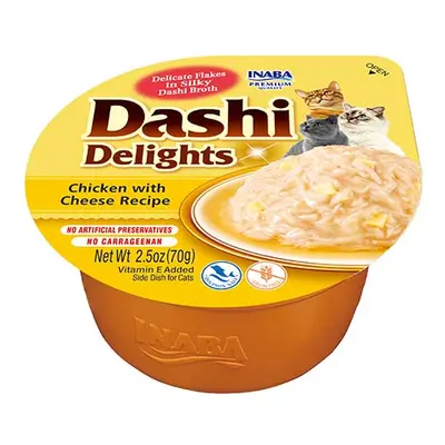 Inaba Cat Dashi Delights mokré krmivo pro kočky - kuře, sýr x g