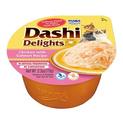 Inaba Cat Dashi Delights mokré krmivo pro kočky - kuře, losos x g