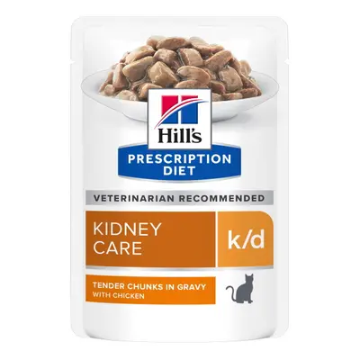 Hill's Prescription Diet k/d Kidney Care krmivo pro kočky - v hliníkové kapsičce x g