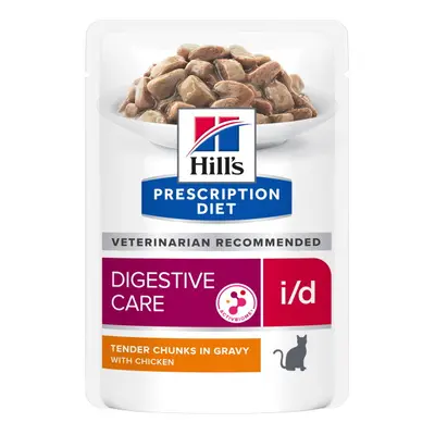 Hill's Prescription Diet i/d Digestive Care krmivo pro kočky - v hliníkové kapsičce x g