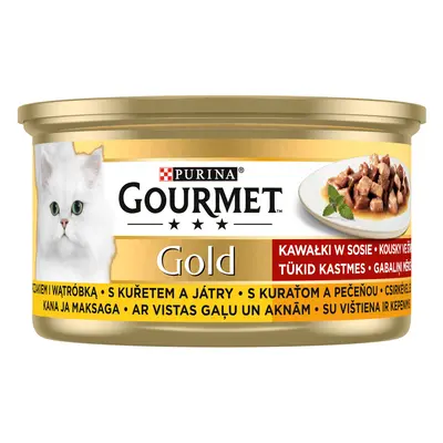 Gourmet Gold Sousta v marinádě x g kuřecí maso, srdce a játra