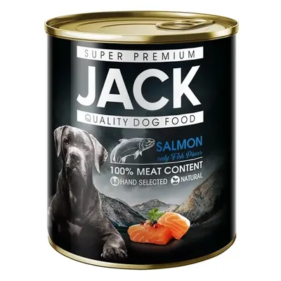 Jack Super Premium psí konzerva - 100% losos g