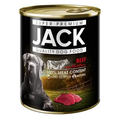 Jack Super Premium psí konzerva - 100% hovězí g