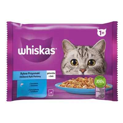 Whiskas výběr krmiva pro kočky v kapsičkách - losos, tuňák x g