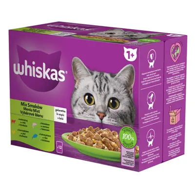 Whiskas výběr krmiva pro kočky v kapsičkách - ryby, maso x g